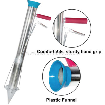 Long Single Handled Bulb Planter Tools Stainless Steel Vegetable Young Plant Manual Plant Transplanter garden hand tools